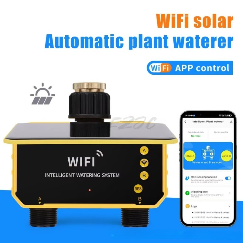 ตัวควบคุมการรดน้ำด้วยวาล์วโซลา - Timer Dual Outlet บทวิจารณ์และราคา