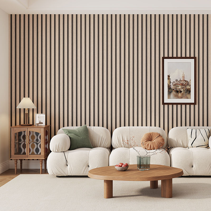 Self กาวไม้ GRAIN ผนังกันน้ําพ - Pvc Panel Background บทวิจารณ์และราคา