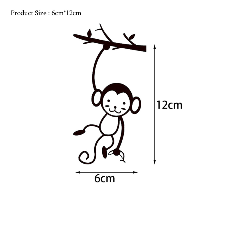 สีดำน่ารักลิงแขวนต้นไม้สาขาสวิ - Pvc Panel Background บทวิจารณ์และราคา