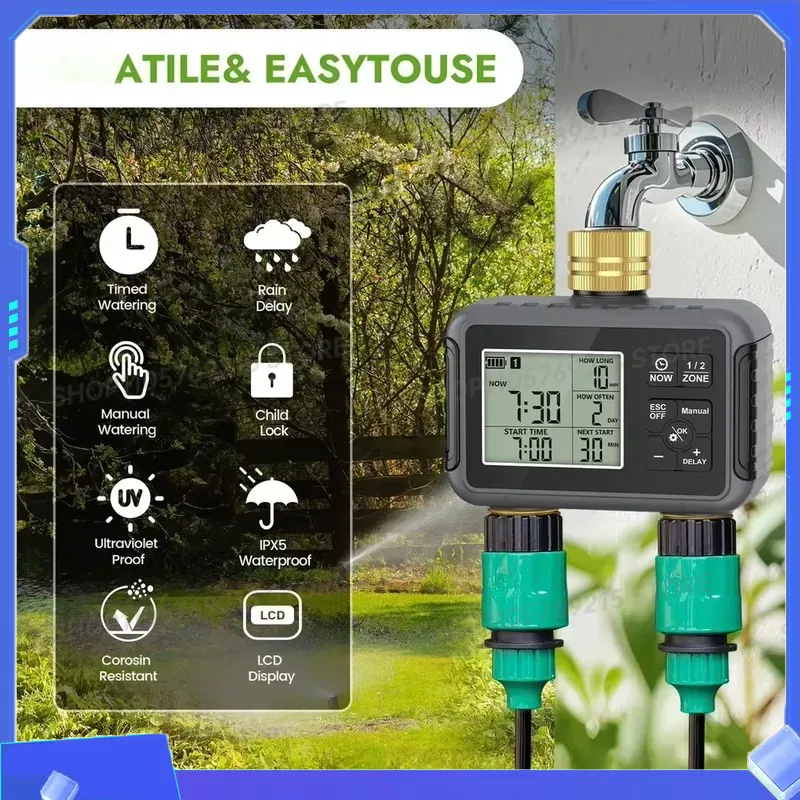 ตัวควบคุมน้ำอัจฉริยะสำหรับการร - Timer Dual Outlet บทวิจารณ์และราคา